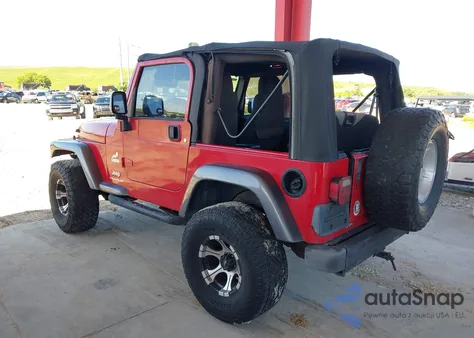 2004 Jeep Wrangler X z USA, uszkodzony, nr VIN 1J4FA39S14P739236